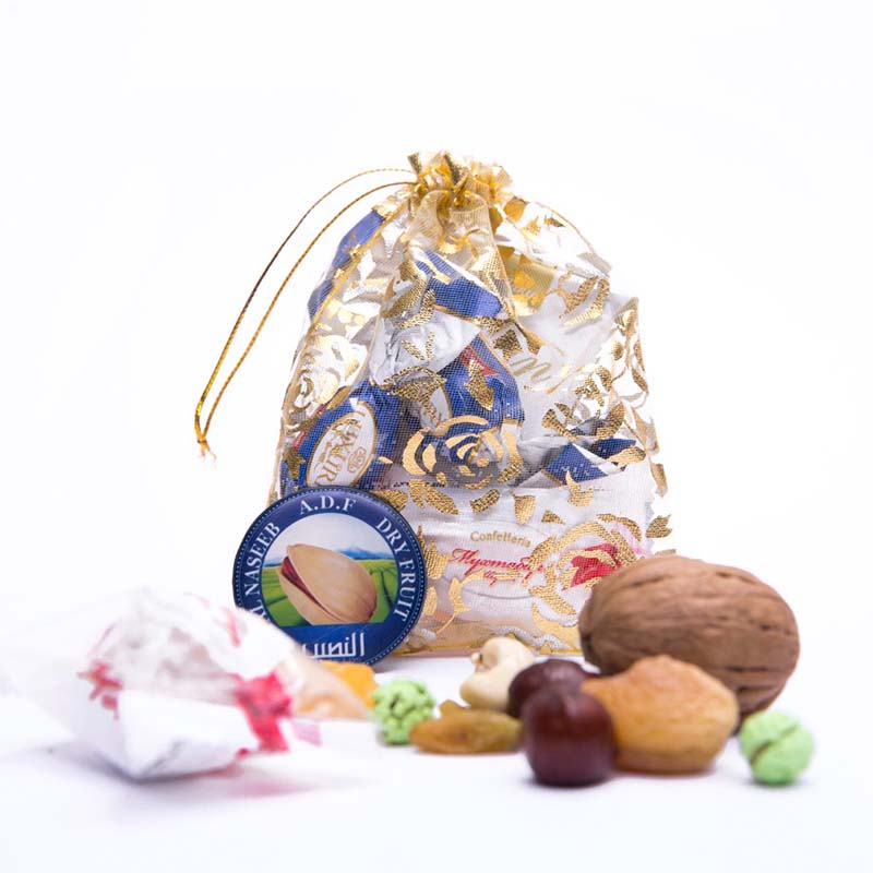 JALI WHITE BEEDH POUCH