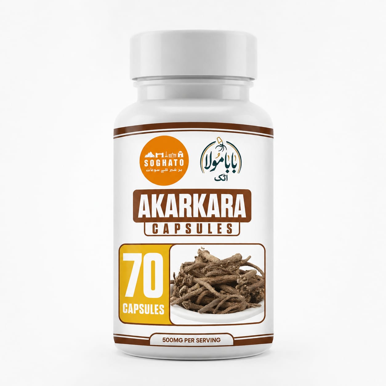 Akarkara Herbal Capsules – Natural Energy, Nerve & Respiratory Support | 100% Pure Herbal Supplement