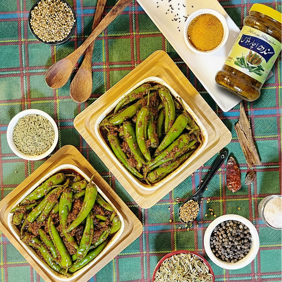 Green Chili Achar 450gm