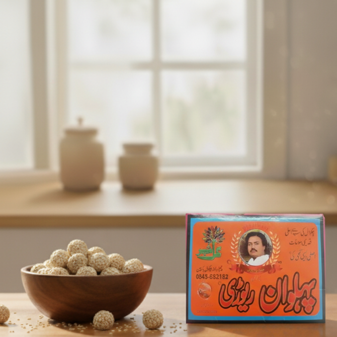 Pehlwan Rewari Chakwal Desi ghee  & Gurr