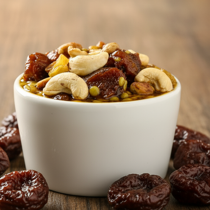 Plum with Dry Fruit Chutney