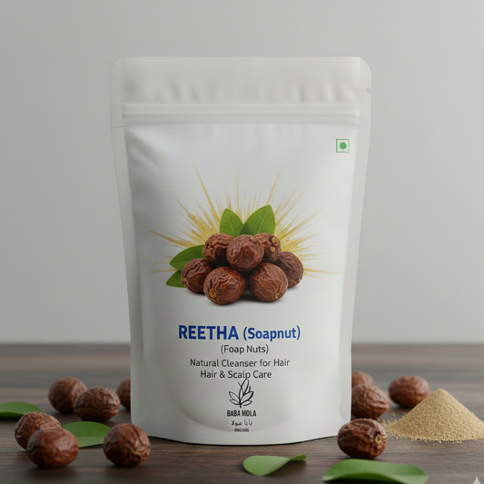 Reetha (Soapnut) - 125gm | Natural Cleanser for Hair & Scalp Care ریٹھا