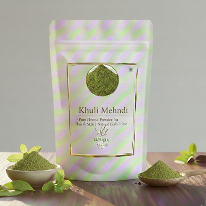 Khuli Mehndi – Pure Henna Powder for Hair & Skin | Natural Herbal Care - 250gm