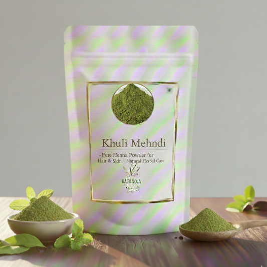 Khuli Mehndi – Pure Henna Powder for Hair & Skin | Natural Herbal Care - 250gm