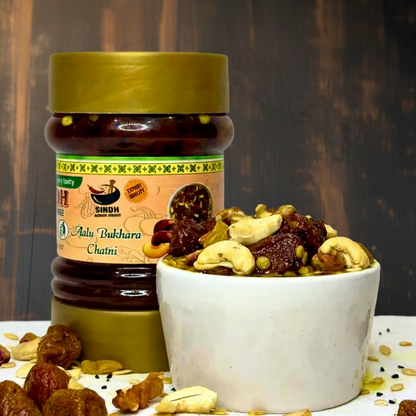 Plum with Dry Fruit Chutney