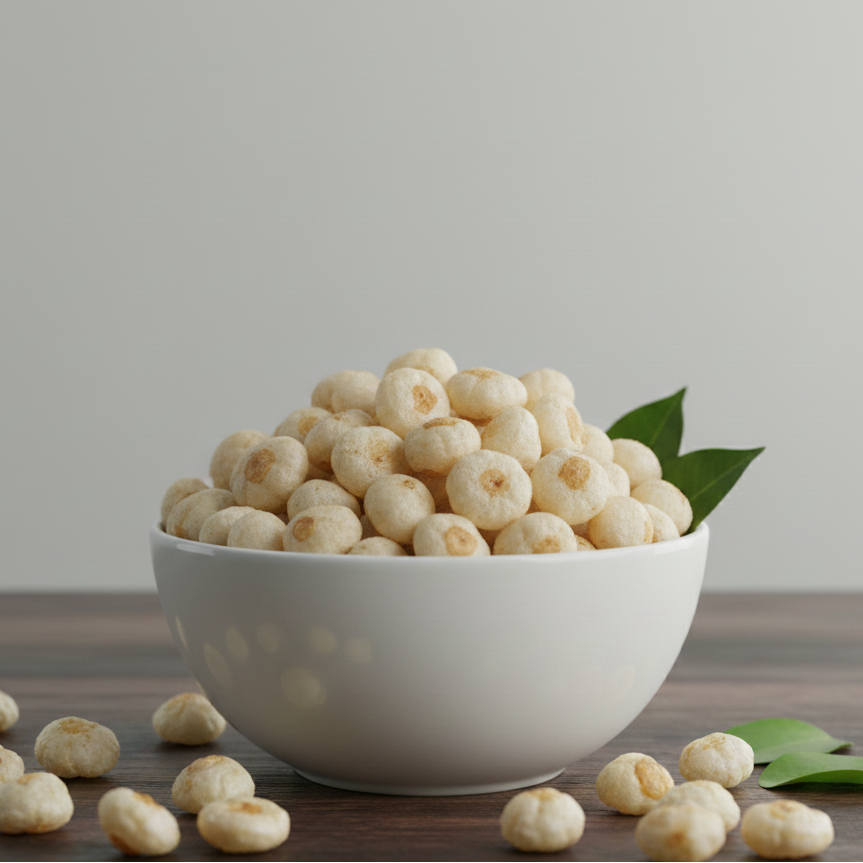 Phool Makhana (Fox Nuts) - 1kg | Healthy, Light & Nutritious Snack پھول مکھانے