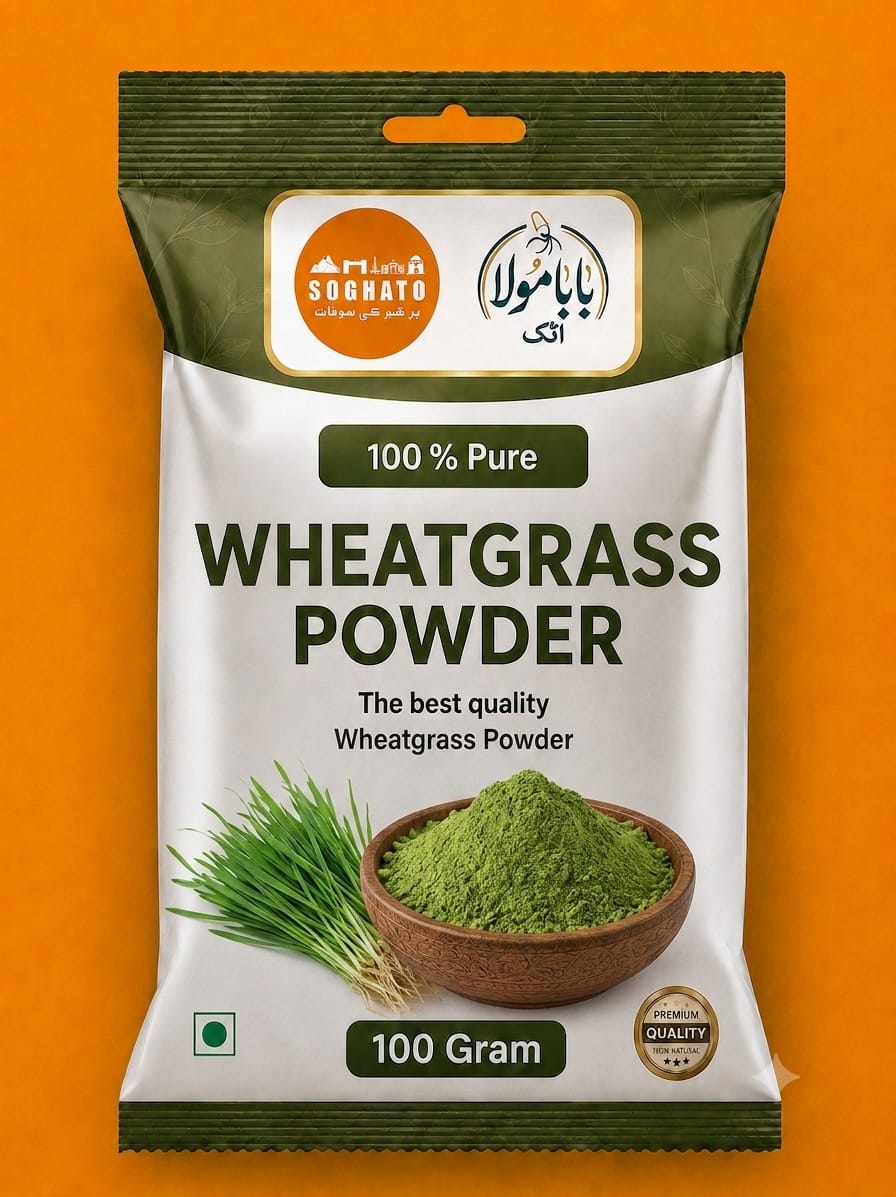 Fresh Wheatgrass Powder – سفوف گندم کے سبز پتے